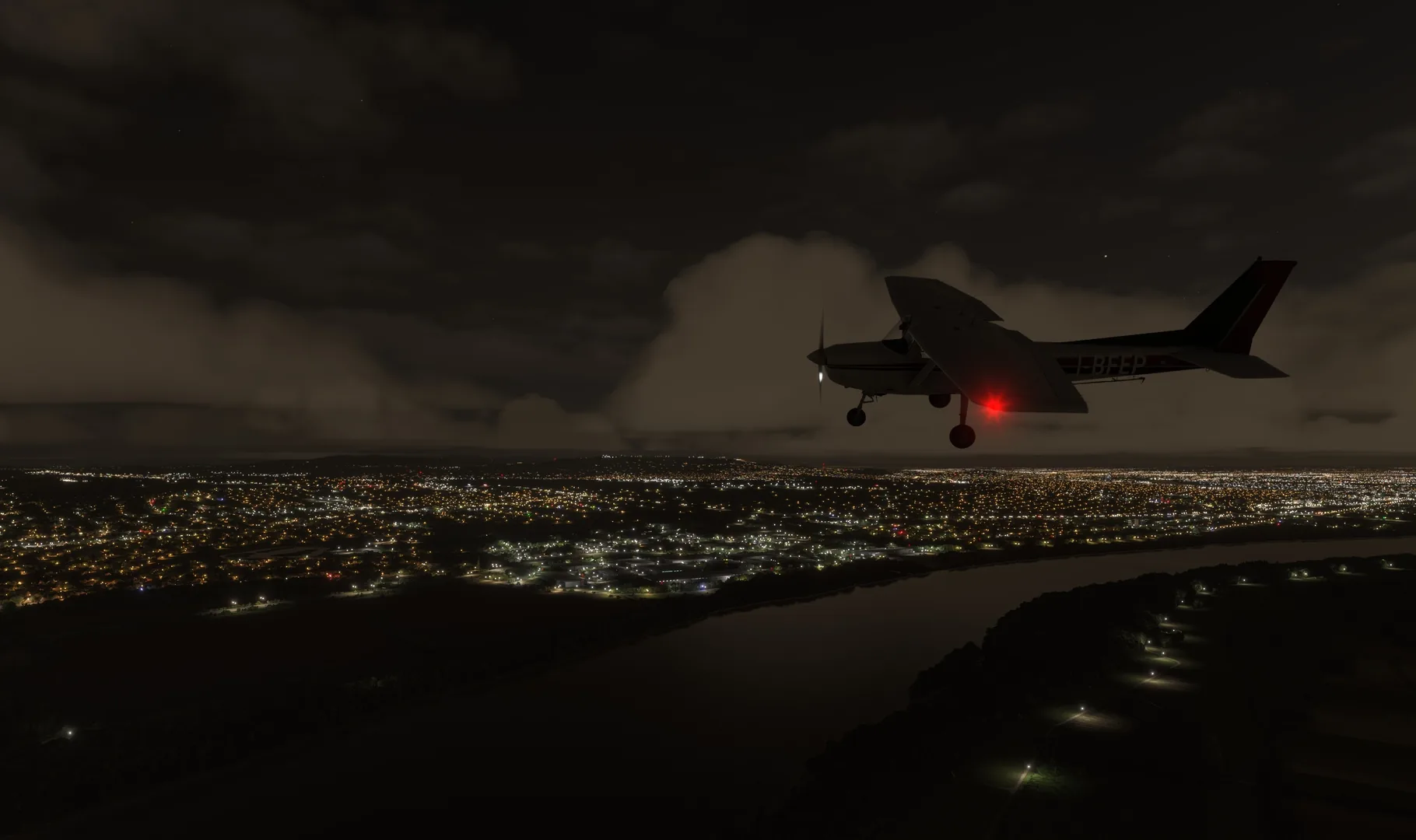 LHTL flight screenshot